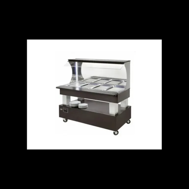 Buffet Mural Mixte 2 à 10°C et 20 à 90°C 1495 x 855 x 1405 mm Roller Grill
