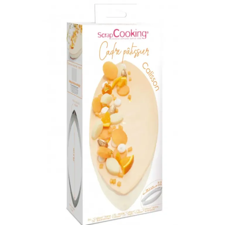 Cadre Pâtissier Calisson 28 cm Inox ScrapCooking