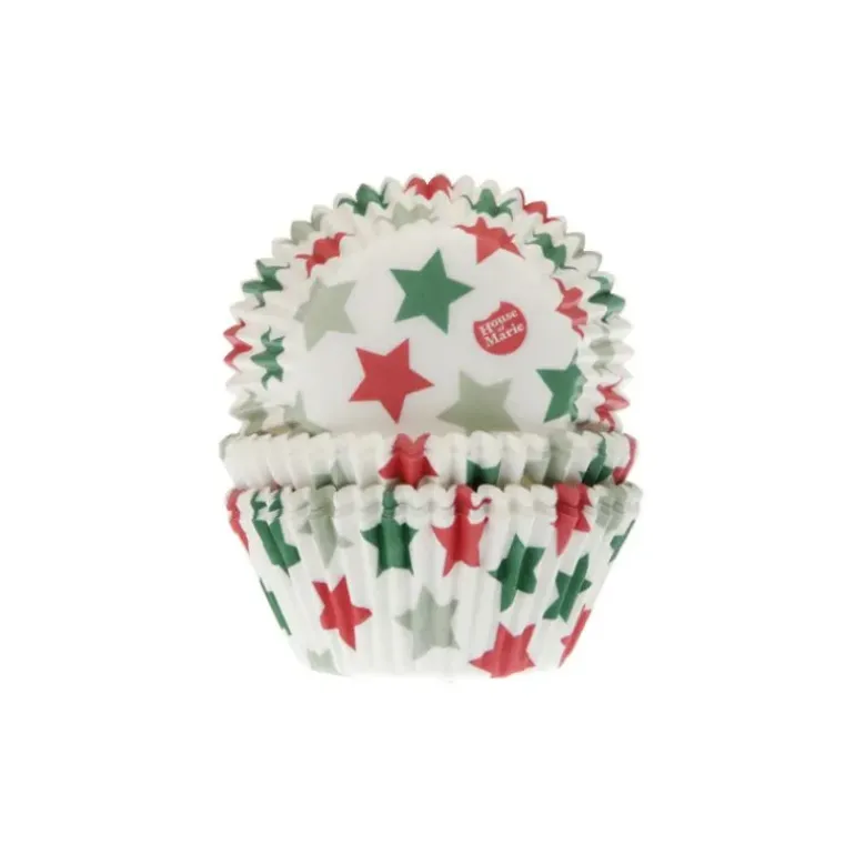 Caissette à Cupcake Étoiles Ø 5 cm (x50) House of Marie