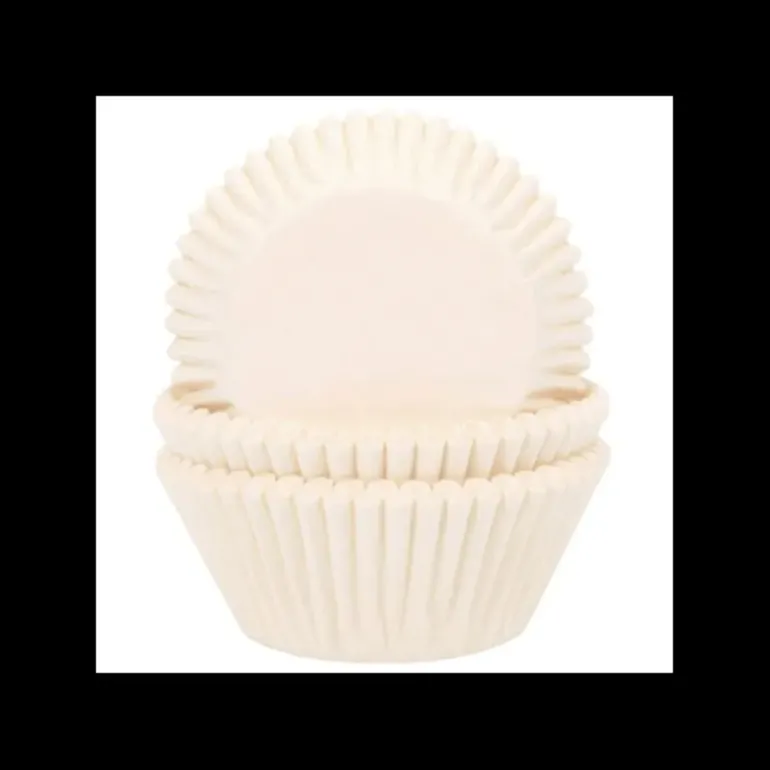 Caissettes à Cupcakes Ivoire (x50) House of Marie