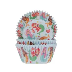 Caissettes Cupcakes Sirènes (x50)