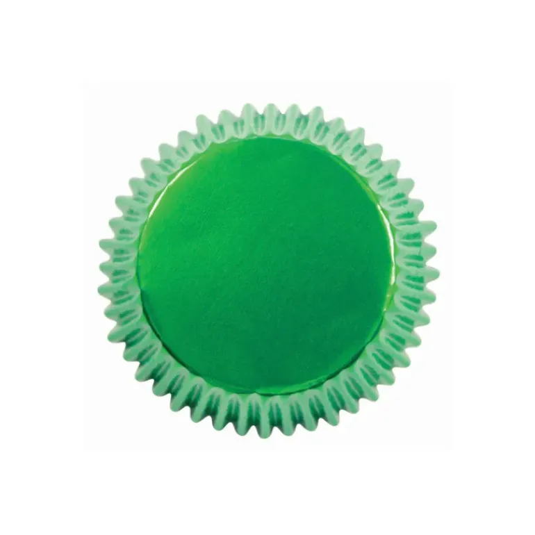 Caissettes Cupcakes Vert Métallique (x24) House of Marie