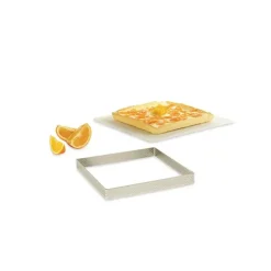 Carré perforé L. 20 cm de L'école Valrhona par De Buyer
