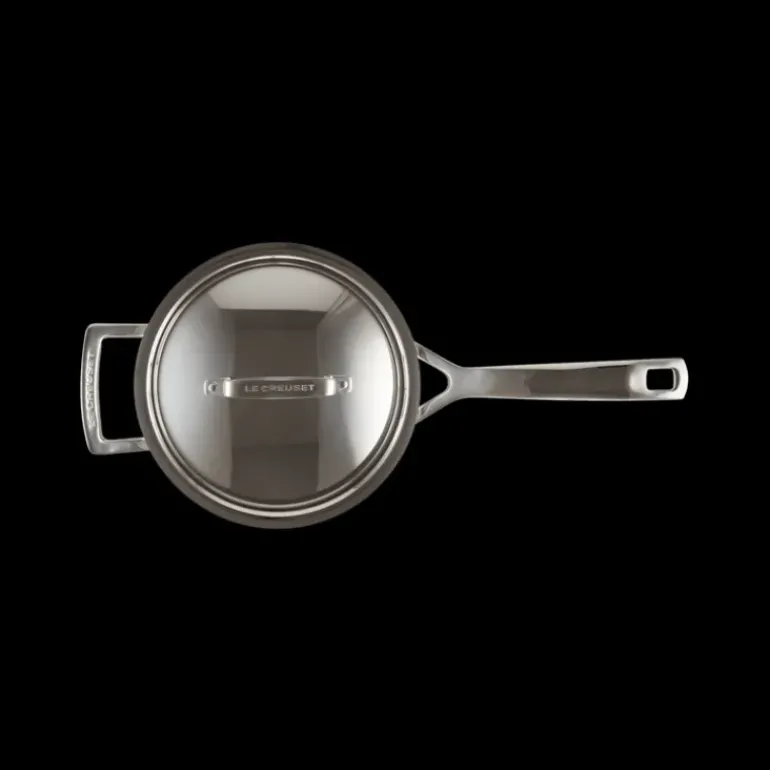 Casserole Inox avec Couvercle 18 cm Le Creuset
