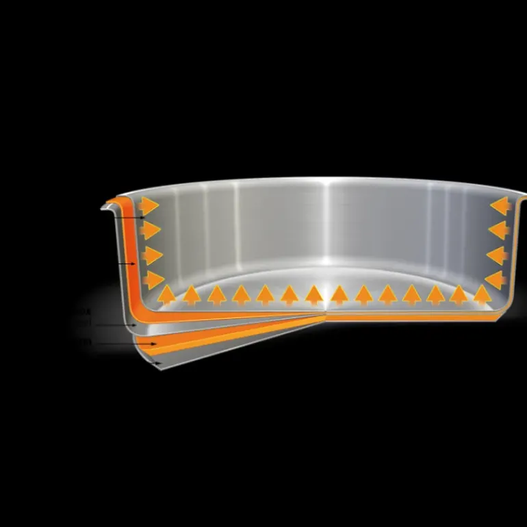 Casserole Mutine Ø 20 cm Manche Amovible Inox Cristel