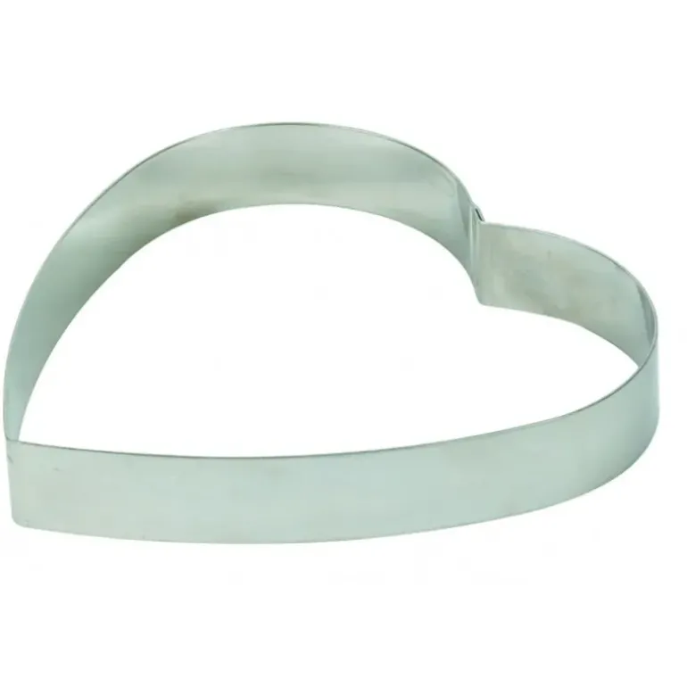 Cercle à Entremets Coeur Inox 24 cm x H 3 cm Mallard