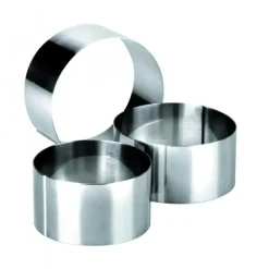 Cercle à Mousse Inox Ø 12 cm x H 4,5 cm Ibili