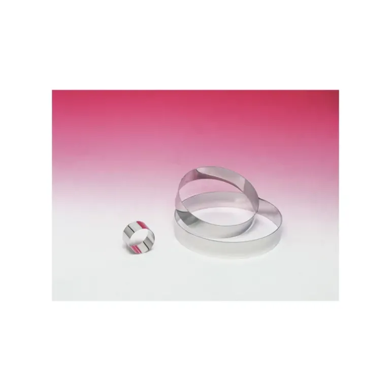 Cercle à Mousse Inox 10 cm x H 4,5 cm Gobel
