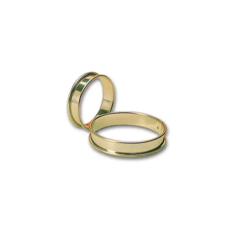 Cercle à Tarte Inox Ø 8,5 cm x H 1,6 cm (x6) Matfer