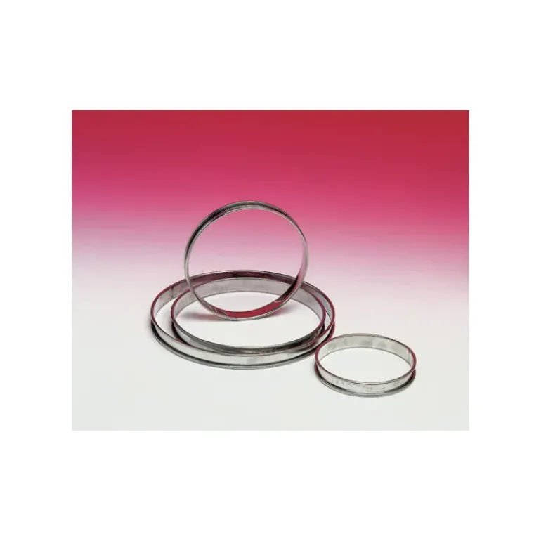 Cercle à Tarte Inox Ø10 cm H.2 cm Bords Roulés Gobel