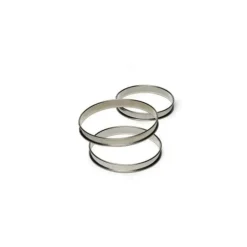 Cercle à Tarte Inox 20 cm x H 2,7 cm Mallard Ferrière