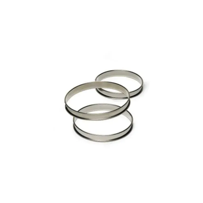 Cercle à Tarte Inox 20 cm x H 2,7 cm Mallard Ferrière