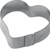 Cercle à Tarte Inox Coeur 6,5 x 6 cm x H 2 cm Pavoni