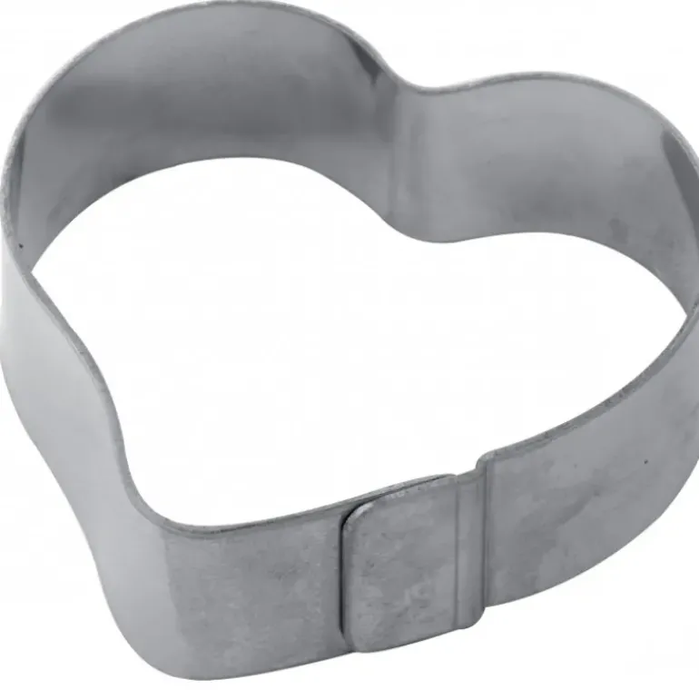 Cercle à Tarte Inox Coeur 6,5 x 6 cm x H 2 cm Pavoni