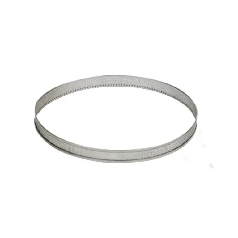 Cercle à Tarte Inox Perforé Ø7 cm H.2 cm