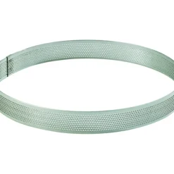 Cercle à Tarte Inox Perforé Ø12 cm H.2 cm
