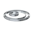 Cercle à Tarte perforé Ø 10 cm en Inox par De Buyer