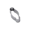 Cercle Inox Coquille de Noël 32 x 11 cm x H 4,5 cm Gobel
