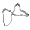 Cercle Inox Pays Guadeloupe 15 x 10 cm x H 3 cm Gobel