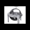 Chaffing Dish pour Bac Rond 6,8 L Couvercle Rotatif Roll Top Pujadas