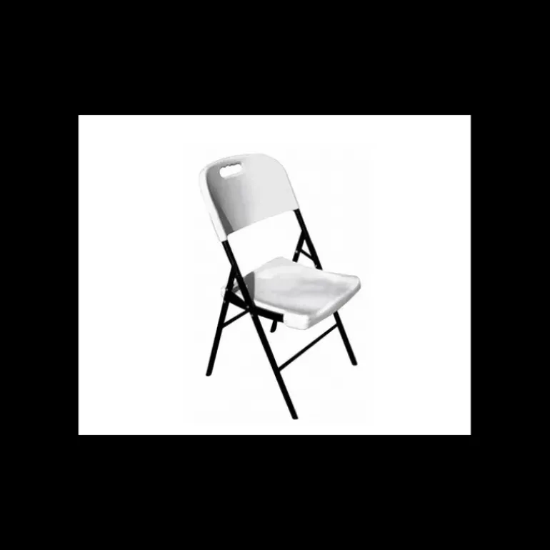 Chaise Pliante en Polyéthylène Blanc Congrès Lyrose