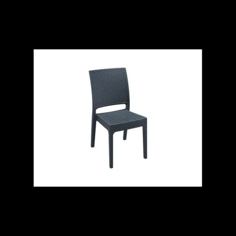 Chaise Tressée Florida Anthracite Siesta