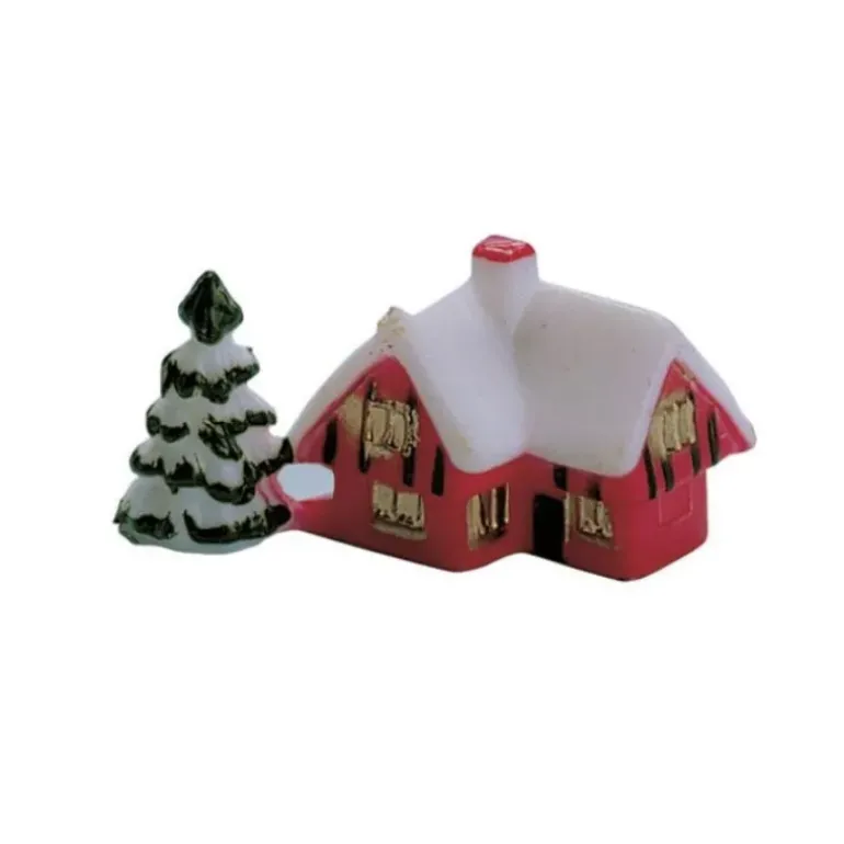 Chalet sous la Neige Rouge x72