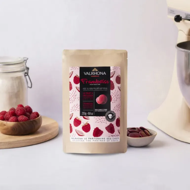 Chocolat de Couverture Inspiration Framboise 250g Valrhona