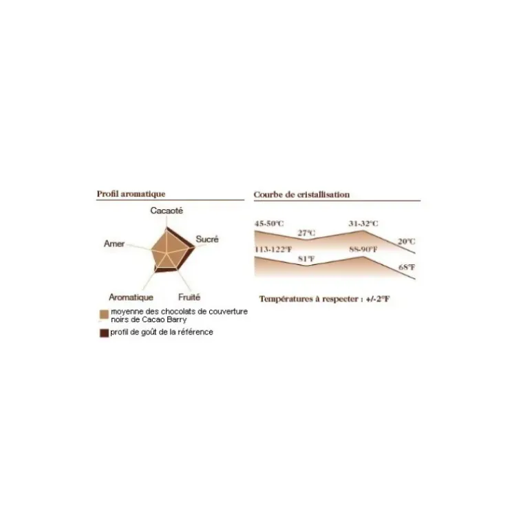 Chocolat Favorites Mi-amère 58% pistoles 5 kg