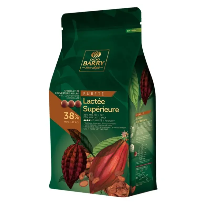Chocolat Lactée Supérieure 38,2% pistoles 5 kg