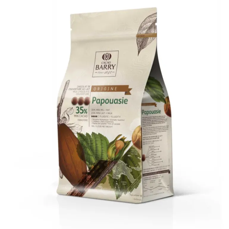 Chocolat lait origine Papouasie 35,7% 1 kg