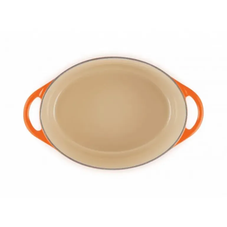 Cocotte Doufeu Ovale en Fonte 32 cm Volcanique Le Creuset