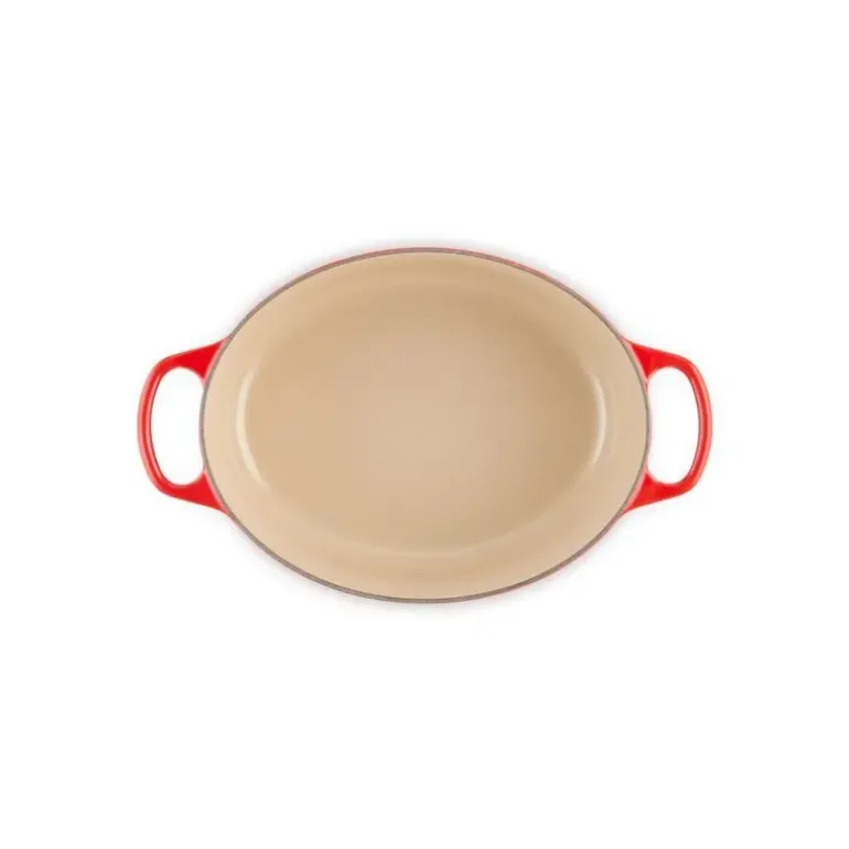 Cocotte en fonte Ovale 40 cm Cerise Le Creuset Signature