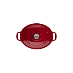 Cocotte en Fonte Ovale 27 cm Rouge Chasseur