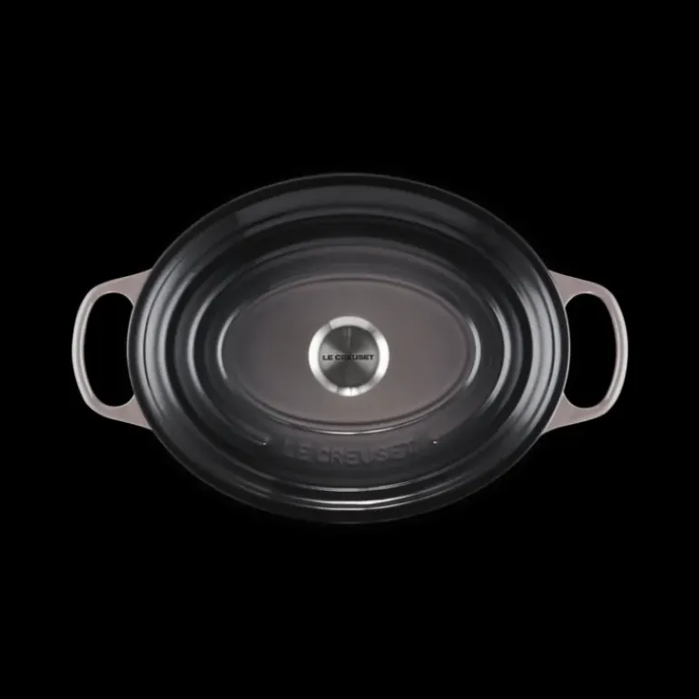 Cocotte en fonte Ovale 31 cm Flint Le Creuset Signature