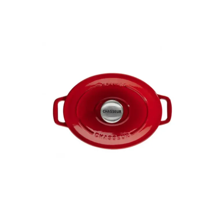Cocotte en Fonte Ovale 17 cm Rubis Chasseur
