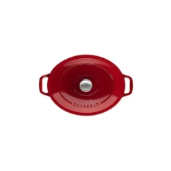 Cocotte en Fonte Ovale 25 cm Rubis Chasseur