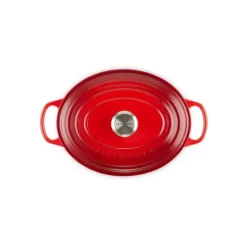 Cocotte en Fonte Ovale 31 cm Cerise Le Creuset Signature