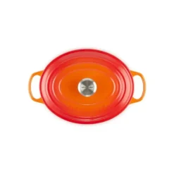 Cocotte en fonte Ovale 40 cm Volcanique Le Creuset Signature