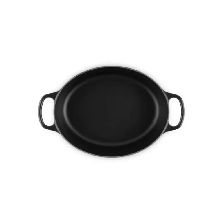 Cocotte en fonte Ovale 33 cm Noir mat Le Creuset Signature