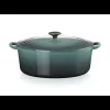 Cocotte en Fonte Ovale Tradition 31 cm Océan Le Creuset