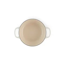 Cocotte en fonte Ronde 22 cm Meringue Signature Le Creuset