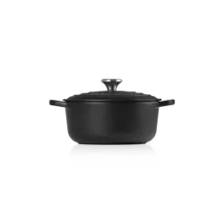 Cocotte en Fonte Ronde 30 cm Noir mat Le Creuset Signature