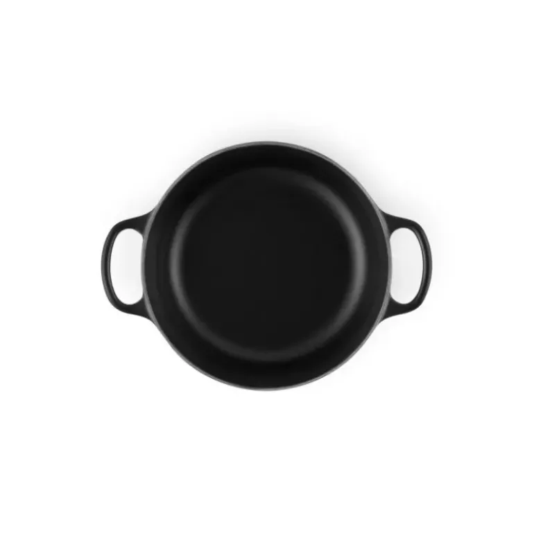 Cocotte en fonte Ronde 24 cm Noir mat Le Creuset Signature