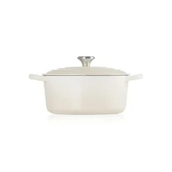 Cocotte en fonte Ronde 24 cm Meringue Signature Le Creuset