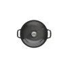 Cocotte en Fonte Ronde 28 cm Caviar Chasseur
