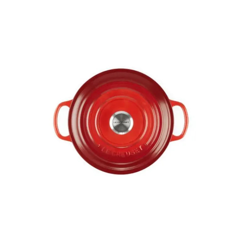 Cocotte en Fonte Ronde 28 cm Cerise Le Creuset Signature