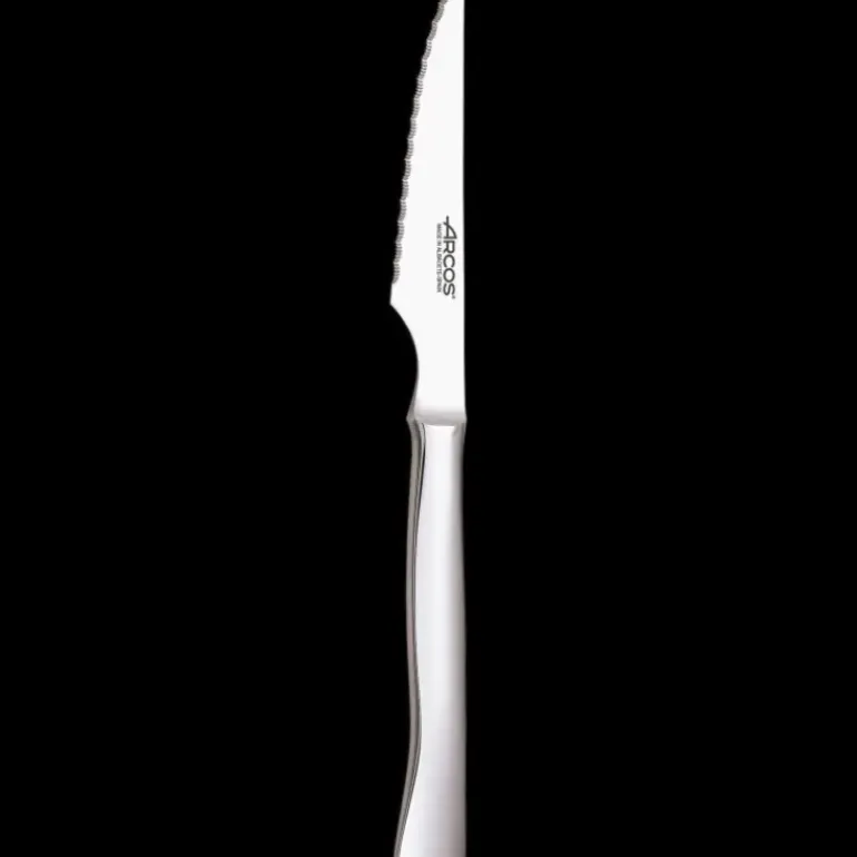 Coffret 6 Couteaux à Steak 11 cm Lame Crantée Acier Inoxydable Arcos