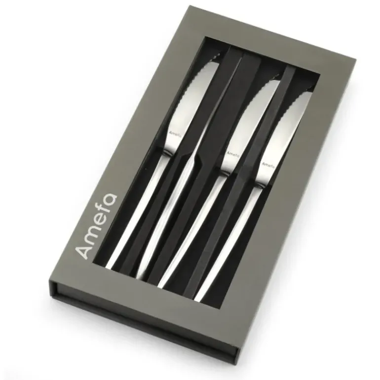 Coffret 4 Couteaux Steak Aurora 22,7 cm Amefa Premiere