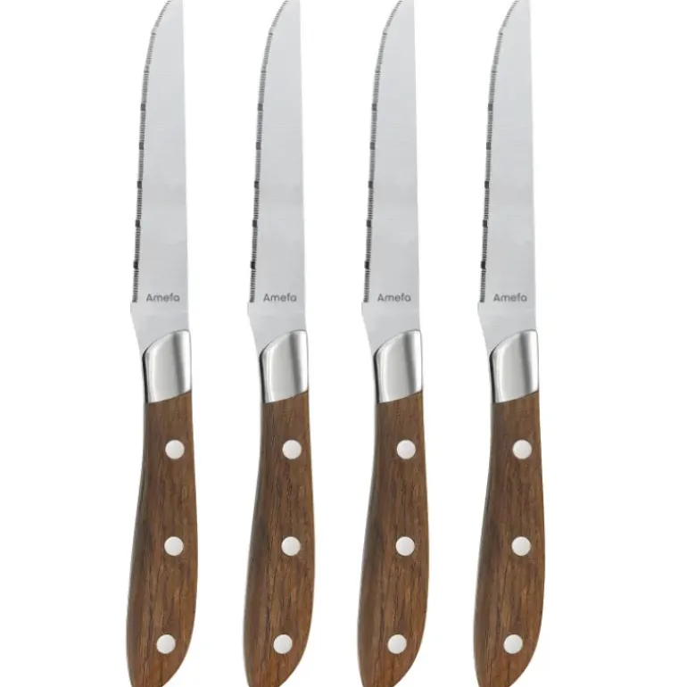 Coffret 4 Couteaux Steak Achille 23 cm Amefa